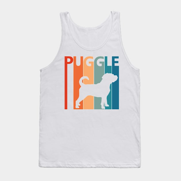 Funny Cute Puggle Tank Top by GWENT